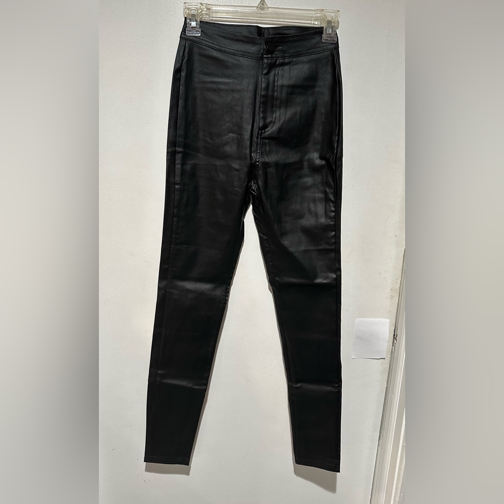Shein Faux Leather Pants Size Xs Brand New 51